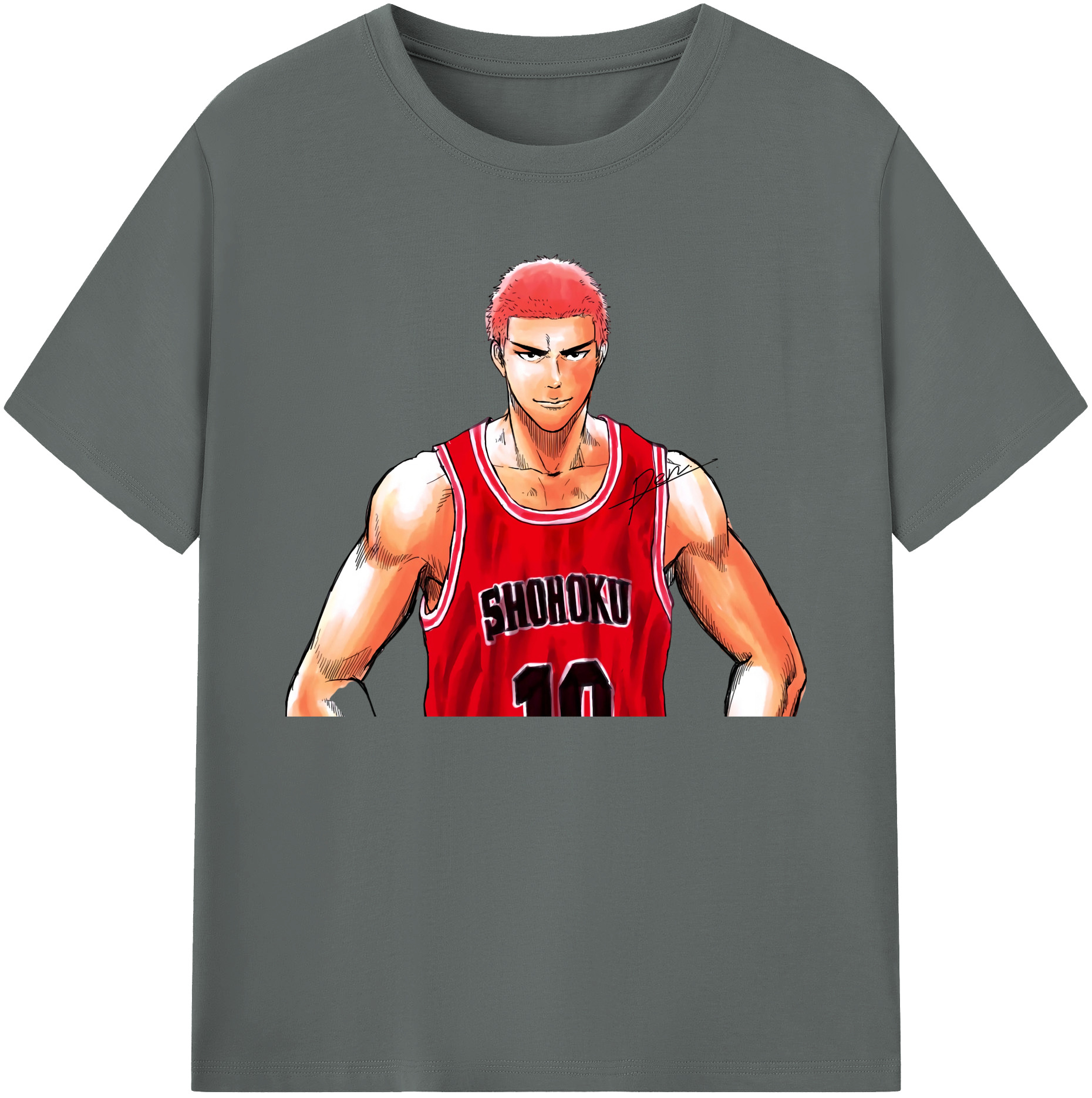 （画像用） SLAM DUNK／スラムダンク 綿100％ メンズ半袖Tシャツ｜肌触りやわらか＆通気性